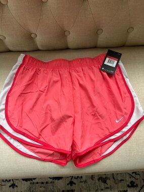 Nike Coral Pink Women's Athletic Running Shorts